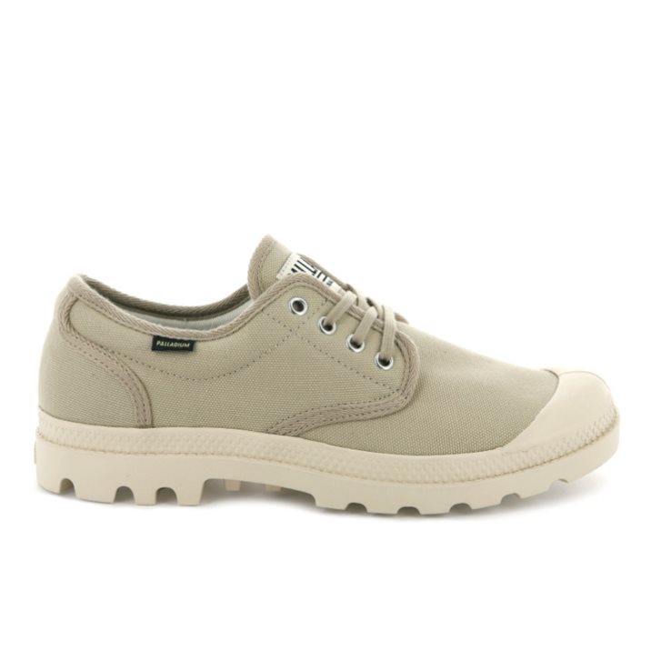 Chaussures Richelieu Palladium Pampa OX Originale Femme Vert Olive | FR AYM854R